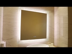 フレームレス ビッグ ウォール LED ミラー 5mm グリーン シルバー ミラー 英語 中国 OEM 言語