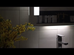 Square LED Light Source Smart Mirror for Custom Wall Decoration in Luxury Hotel/Home