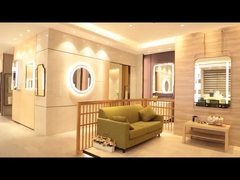 防水方形アクリル浴室 AC100-120V電圧浴室のLEDライトミラー