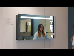 Intelligent Led Medicine Cabinet Mirror Automatic Lift Light Up Medicine Cabinet Mirror