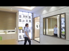 Magnifying LED Clock Display Mirror Light for Custom Design Finishing in Hotel Bathroom