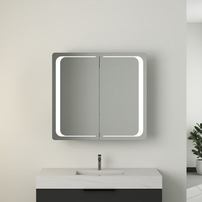 Smart Makeup Bathroom Cabinet With Led Lights With Jewelry Storage