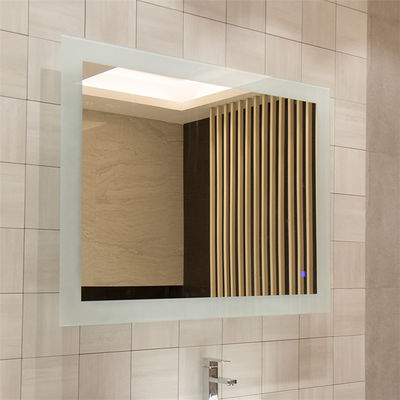 Frameless Led Bathroom Mirror With Lights Stable Operation Illuminated Vanity Mirrors