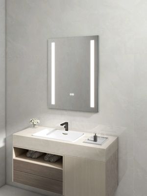 Anti Rust Clear Led Bathroom Cabinet With Mirror Customizable Adjustable Lighting