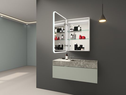 Moisture Proof Led Medicine Cabinet High Brightness Bathroom Cabinet With Light