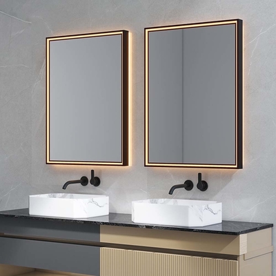 Smart LED Bathroom Mirror Light with Motion Sensor Anti Fog Technology and Memory Function Designed for Contemporary Residential and Hospitality Spaces