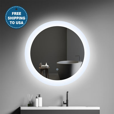 Anti Fog Lighted Mirror TV Space Saving Lighted Bathroom Magnifying Mirror High Definition