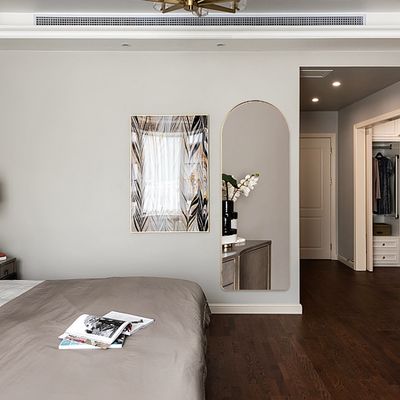 Modern Aluminum Full Length Dressing Mirror For Bedroom Decorations