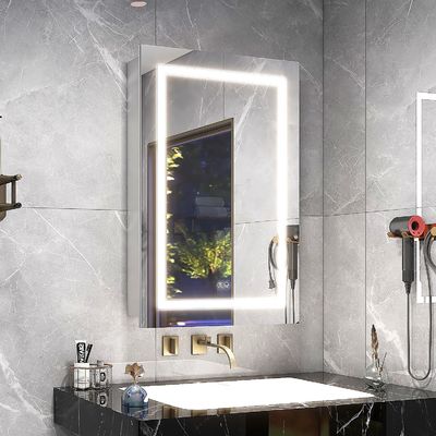Rust Resistant Lighted Mirror TV Aluminium LED Backlit Bathroom Mirror