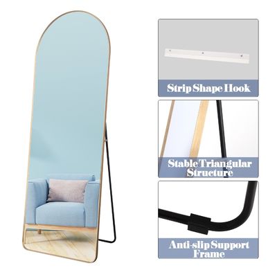 Long Lasting Lighted Mirror TV Full Length Bedroom Mirror Moisture Resistant