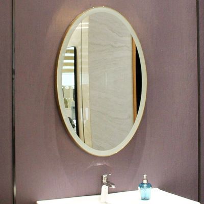 Modern Luxury Home Decor Metal Framed Mirrors Living Room Oval Wall Gold Mirror