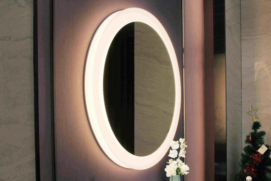 Smart Touch Screen LED Mirror Bathroom Luxury IP44 Suitable Defogger and Time Display