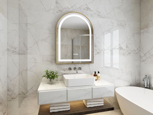 5mm Environmental Silver Mirror LED Bluetooth Wall Lamp Mirror for Hotel Bathroom Makeup
