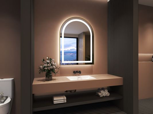 5mm Environmental Silver Mirror LED Bluetooth Wall Lamp Mirror for Hotel Bathroom Makeup