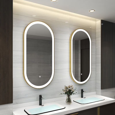 Upgrade Your Bathroom with This Led Mirror Rust Resistant Metal Chassis Wifi Heated Defogger and Smart Touch Screen