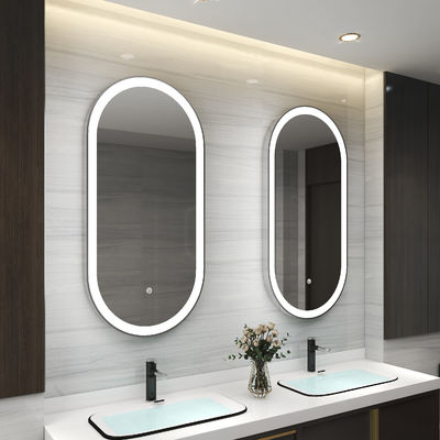 Upgrade Your Bathroom with This Led Mirror Rust Resistant Metal Chassis Wifi Heated Defogger and Smart Touch Screen