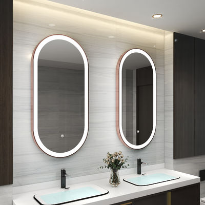 Upgrade Your Bathroom with This Led Mirror Rust Resistant Metal Chassis Wifi Heated Defogger and Smart Touch Screen
