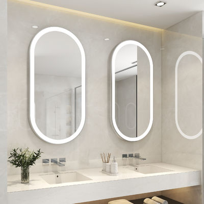 Upgrade Your Bathroom with This Led Mirror Rust Resistant Metal Chassis Wifi Heated Defogger and Smart Touch Screen