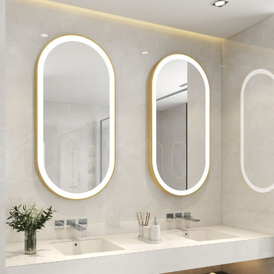 Upgrade Your Bathroom with This Led Mirror Rust Resistant Metal Chassis Wifi Heated Defogger and Smart Touch Screen
