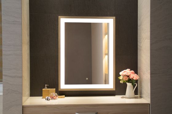 Modern Touch Screen LED Smart Wall Mounted Custom Shape Bathroom Mirror For Hotel Home