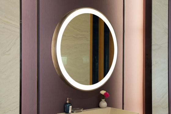 Modern Touch Screen LED Smart Wall Mounted Custom Shape Bathroom Mirror For Hotel Home