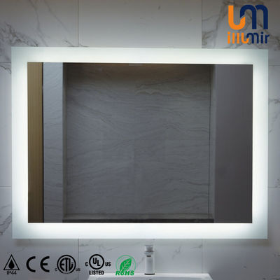 Hotel Decoration LED Mirror With Light Dimming Defogger Rectangle Shape