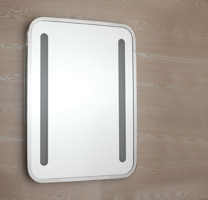 Framed Vanity Mirror With Lights R Angle Vanity Touch Screen Mirror for Decoration and Makeup
