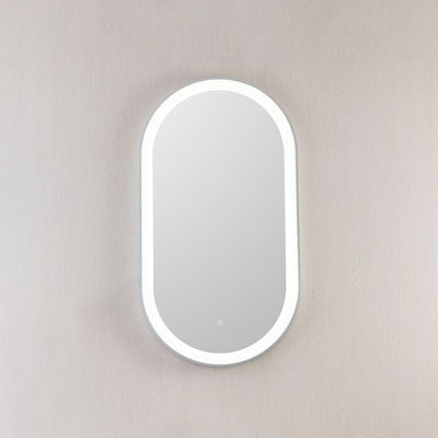 HD LED Dressing Mirror With Lights Intelligent Waterproof Time Temperature Display