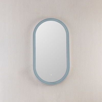 HD LED Dressing Mirror With Lights Intelligent Waterproof Time Temperature Display