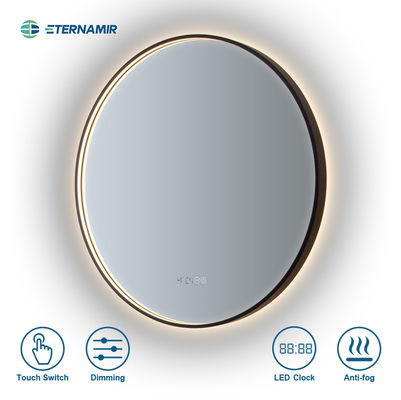 Modern Design Touch Screen Bathroom Mirror For Dressing Up Hotel Home Woman Fixed Installation