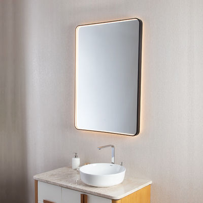 Custom Wall Mounted Vanity Mirror With Lights Fog Proof Led Backlit Bathroom Mirror