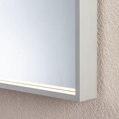 Memory Function Vanity Mirror With Led Lights Modern Design Touchable Screen