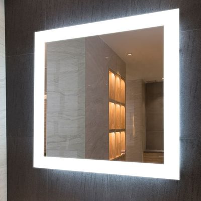Hotel Must Have Large Wall Mounted Bathroom Mirror With Light And 50/60HZ Voltage