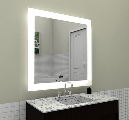 Wall Mounted Backlit LED Makeup Mirror with Touch Sensor W20"xH60" Rectangle Shape