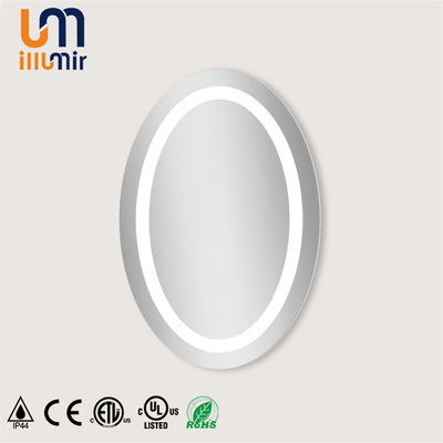 50/60Hz Grounded UL ETL CE Certified Frameless Oval Round Backlit LED Bathroom Mirror