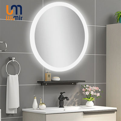 Frameless Rectangle Oval Square Round Wall Backlit LED Salon Mirror for Beauty Salon