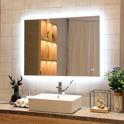 Rectangle Led Mirror with Motion Sensor and 2700K/3000K/4000K/6000K Color Temperature