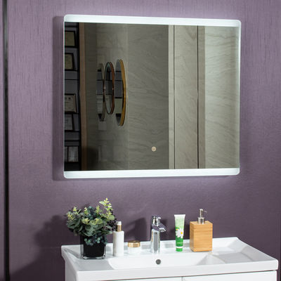 Custom Illuminated Wall Bath Bathroom Smart LED Digital Mirror and Modern Design Style