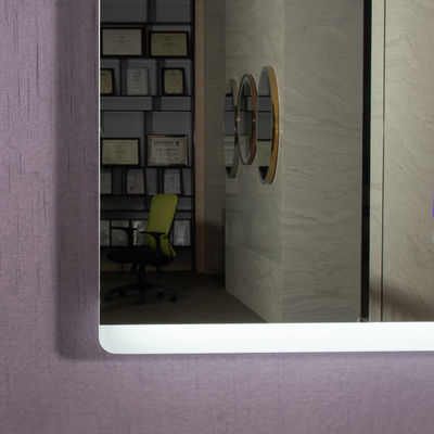 Custom Illuminated Wall Bath Bathroom Smart LED Digital Mirror and Modern Design Style