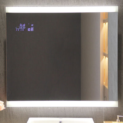 Smart and Stylish Square Wall Mounted LED Lighted Wifi Weather Display Smart Mirror