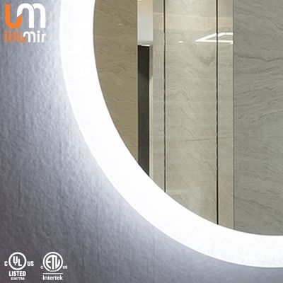 Wall Mounted Lighted Mirror 5mm Copper Free Silver Mirror Glass for Hotel Home LED