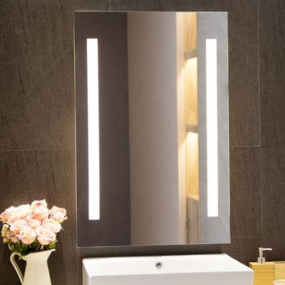 Wall Decoration Square Led Bathroom Mirror Custom For Luxury Hotel/Home