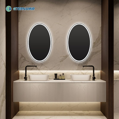 Hotel Bathroom Accessories Round Wall Barber Station Fogless Shower Mirror Design