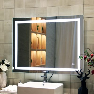 Hotel High Output Backlit Smart Bath Mirror W24"xH36"/W36"xH36" Fog Free Illumination