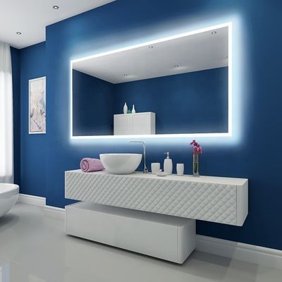Stainless Steel Bathroom Decorative Wall Mirror Cabinet With Light CCT 2700K-6000K