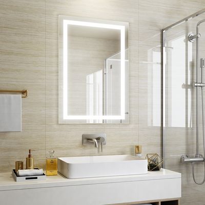 Adjustable Color Temperature W36"xH24 Wall Mount LED Bathroom Mirror for Home Bathroom