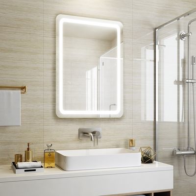 Adjustable Color Temperature W36"xH24 Wall Mount LED Bathroom Mirror for Home Bathroom