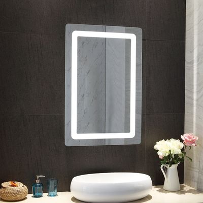 Living Room Illuminated Rectangle Shaving Shower Room Bathroom Mirrors With Touch Switch