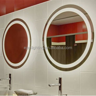 Wall Mounted Round Backlight Mirror for Bathroom 5mm Environmental Silver Mirror