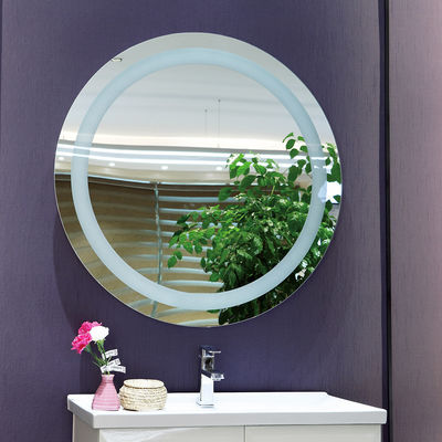 Wall Mounted Round Backlight Mirror for Bathroom 5mm Environmental Silver Mirror
